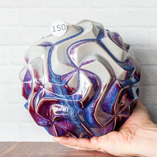 #150 - Porcelain Spirahedron Orb