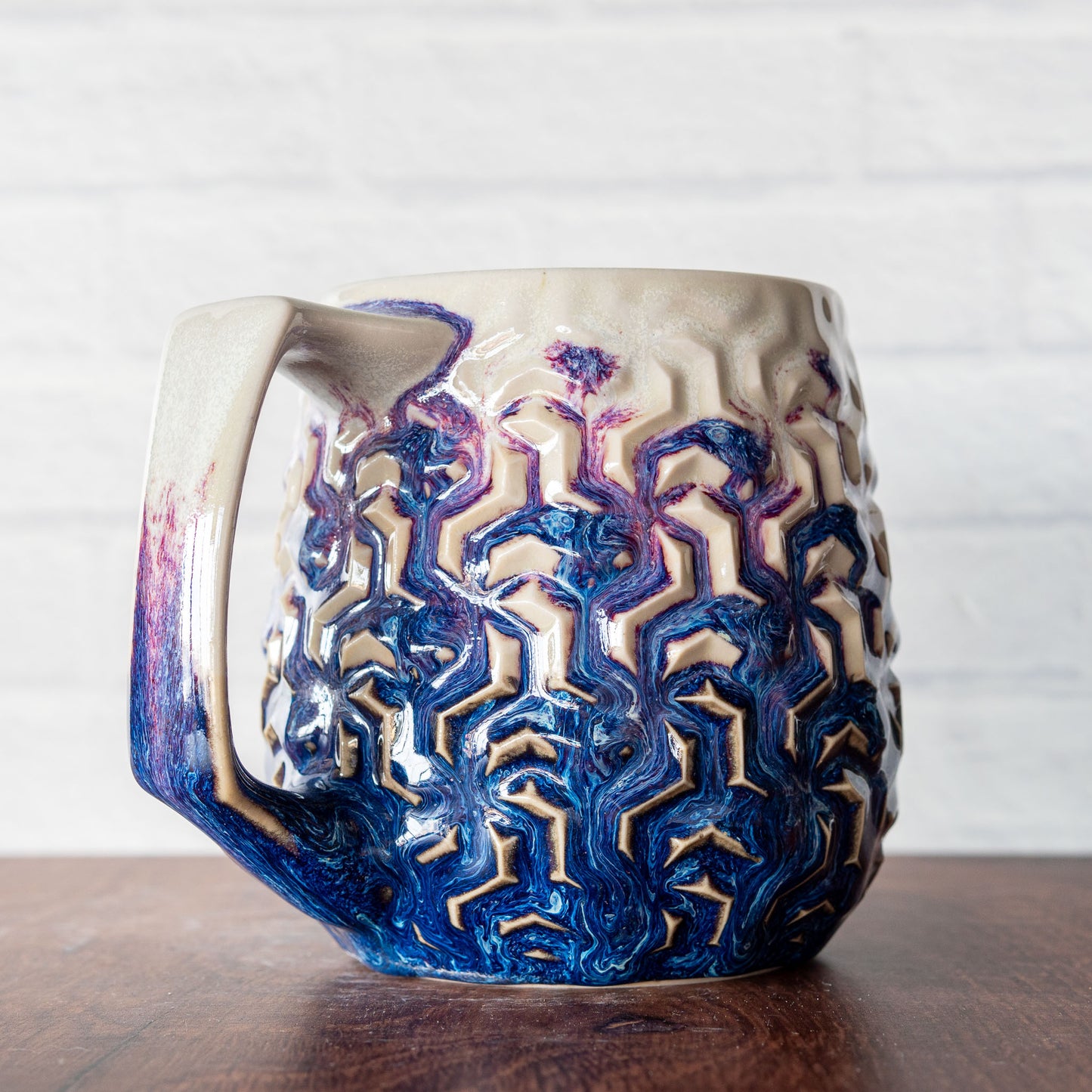 16oz 'Magenta Fire' Triweave Mug