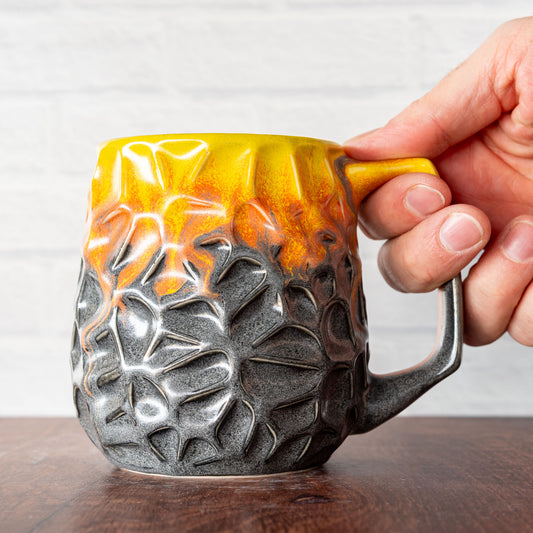 16oz 'Ember' Voronoi Mug