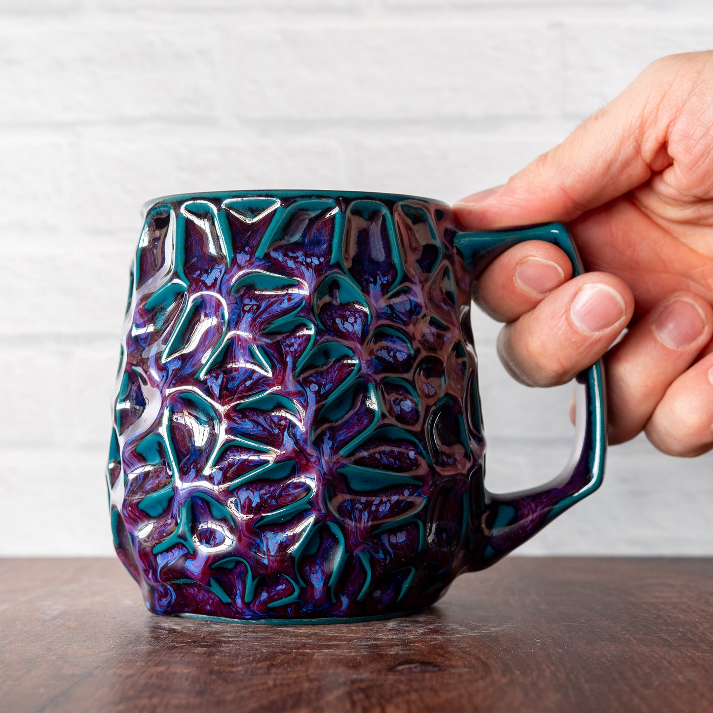 'Dragon Blood' Voronoi 16oz Mug