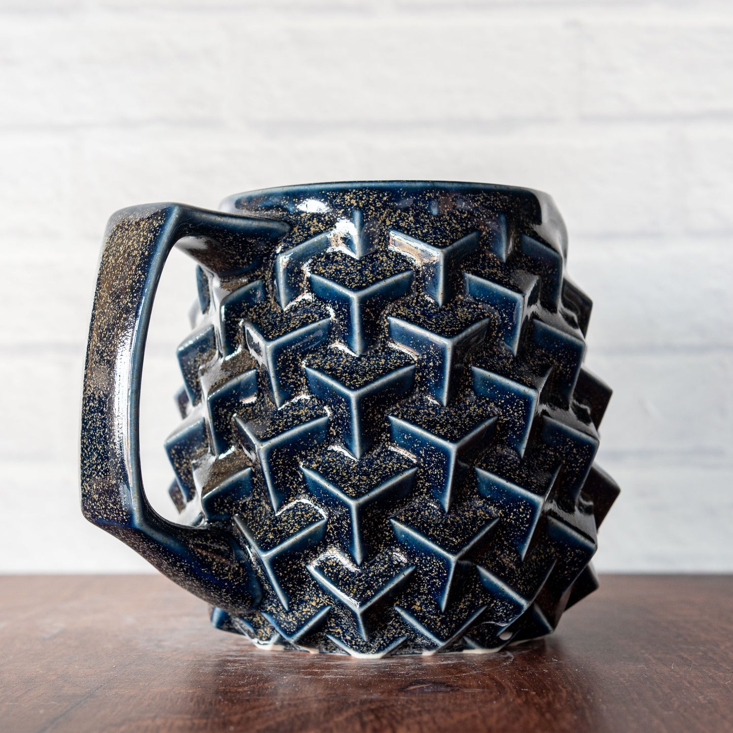 'Blue Teadust' Super Cubes 16oz Mug