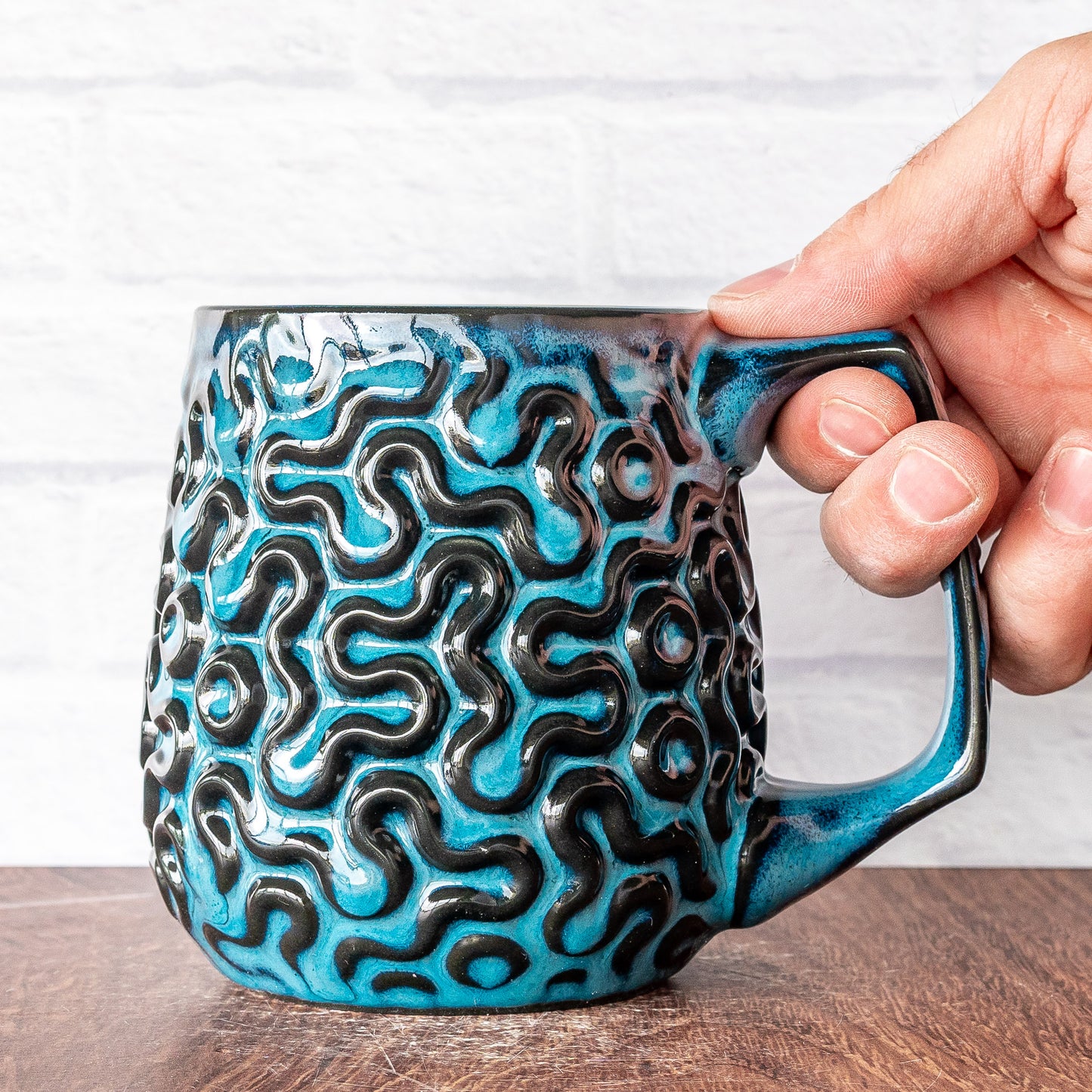 16oz Brain 'Midnight Surf' Mug