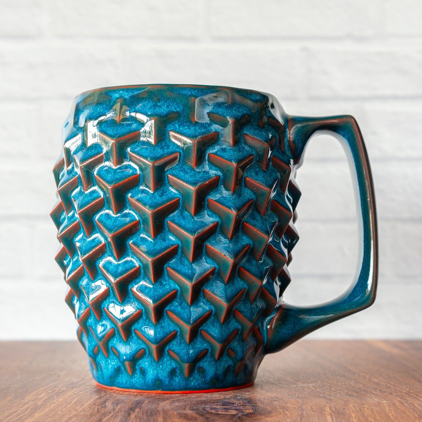 20oz 'Blue Raspberry' Cubes Mug