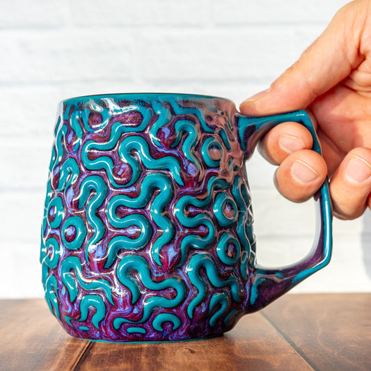 'Dragon's Blood' Brain Coral 16oz Mug