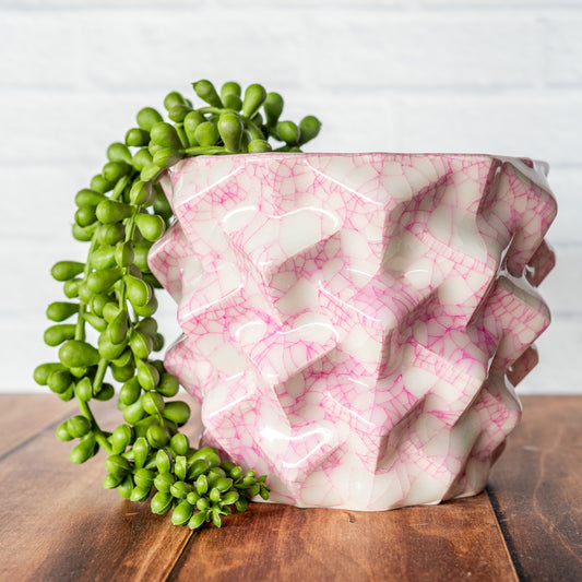 'Rose Quartz' - Medium Cubes Planter