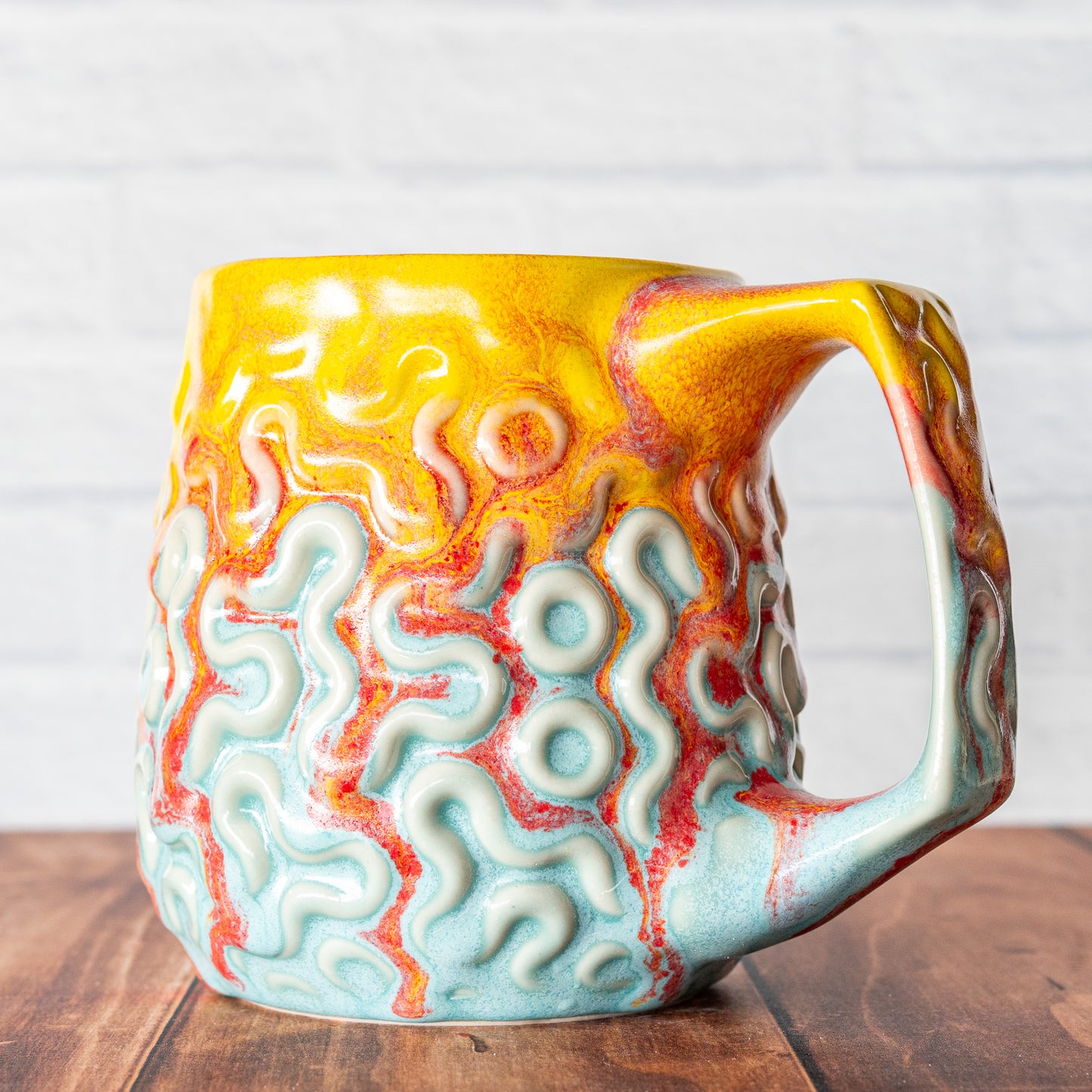 'Fire Coral' - 16oz Mug