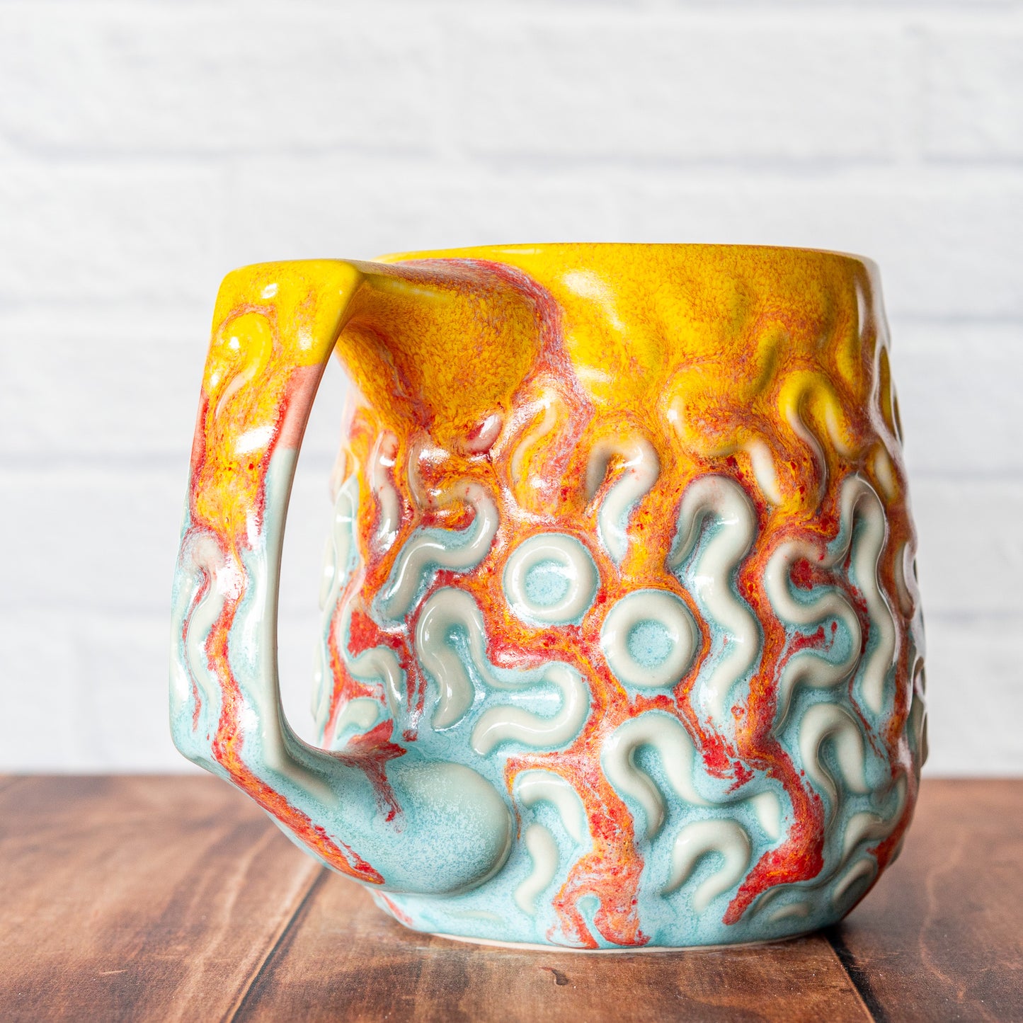 'Fire Coral' - 16oz Mug