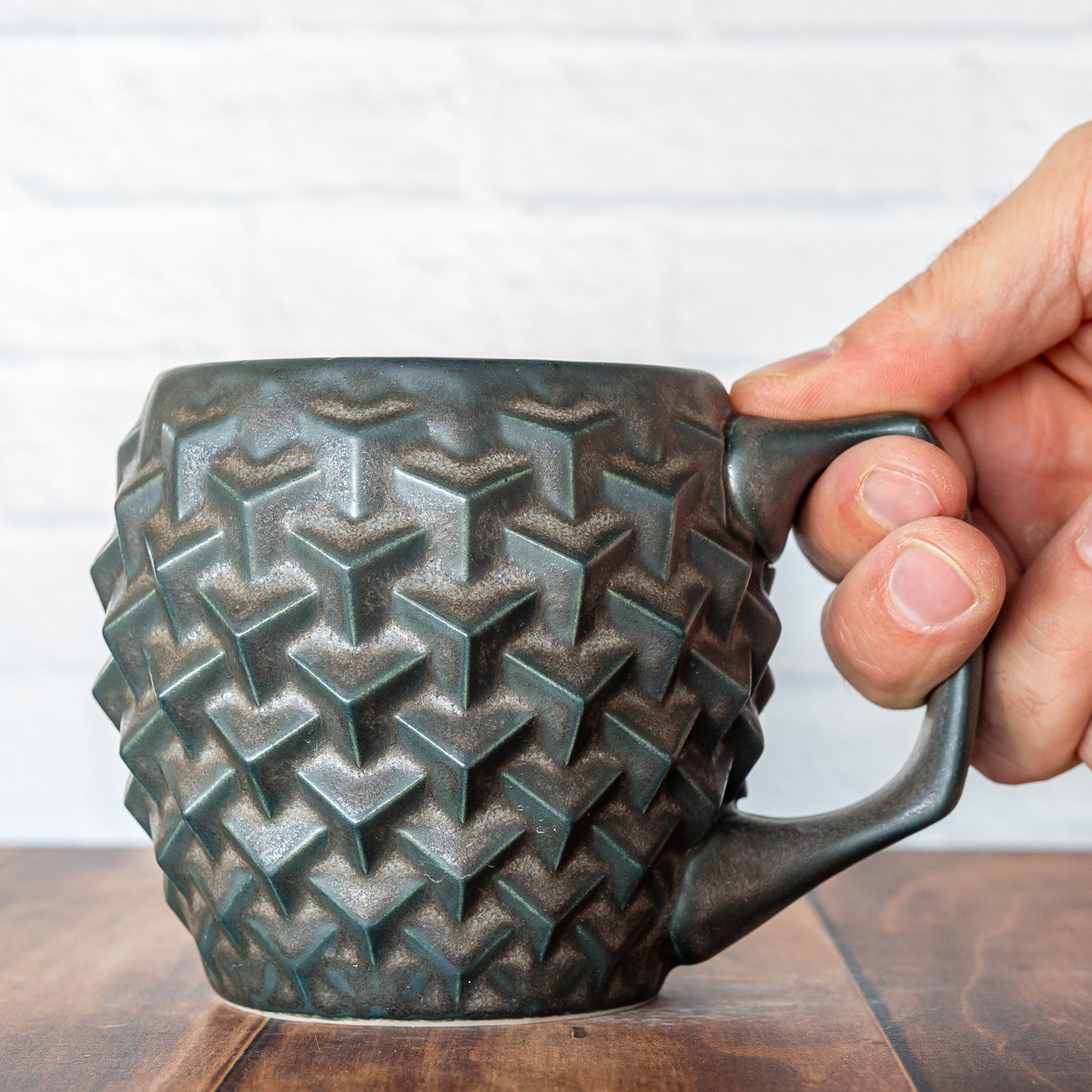 12oz 'Meteorite' Cubes Mug