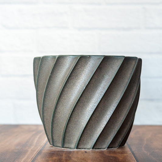 4.5" 'Meteorite' Twist Planter