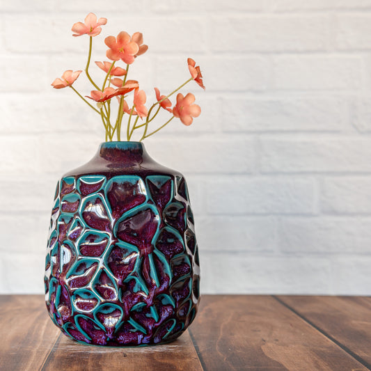 'Dragon Blood' Bud Vase