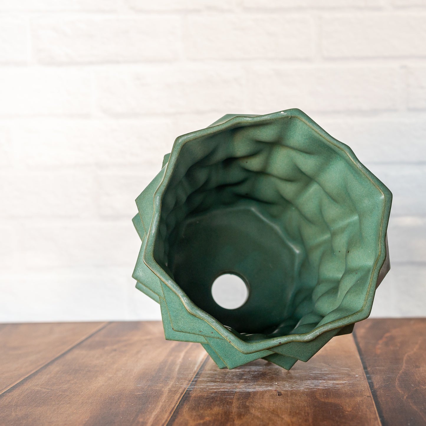 Medium 'Jade Matte' Cubes Planter