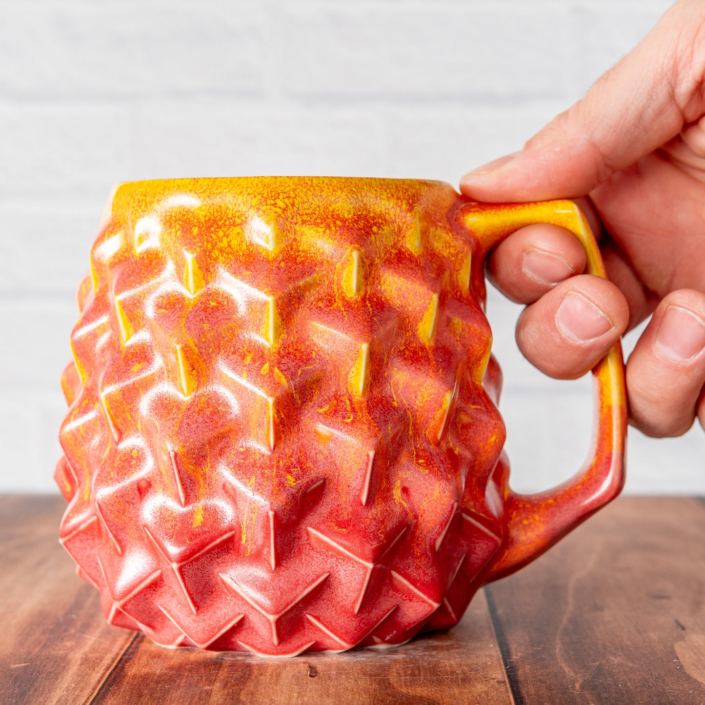 'Magma' Super Cubes 16oz Mug