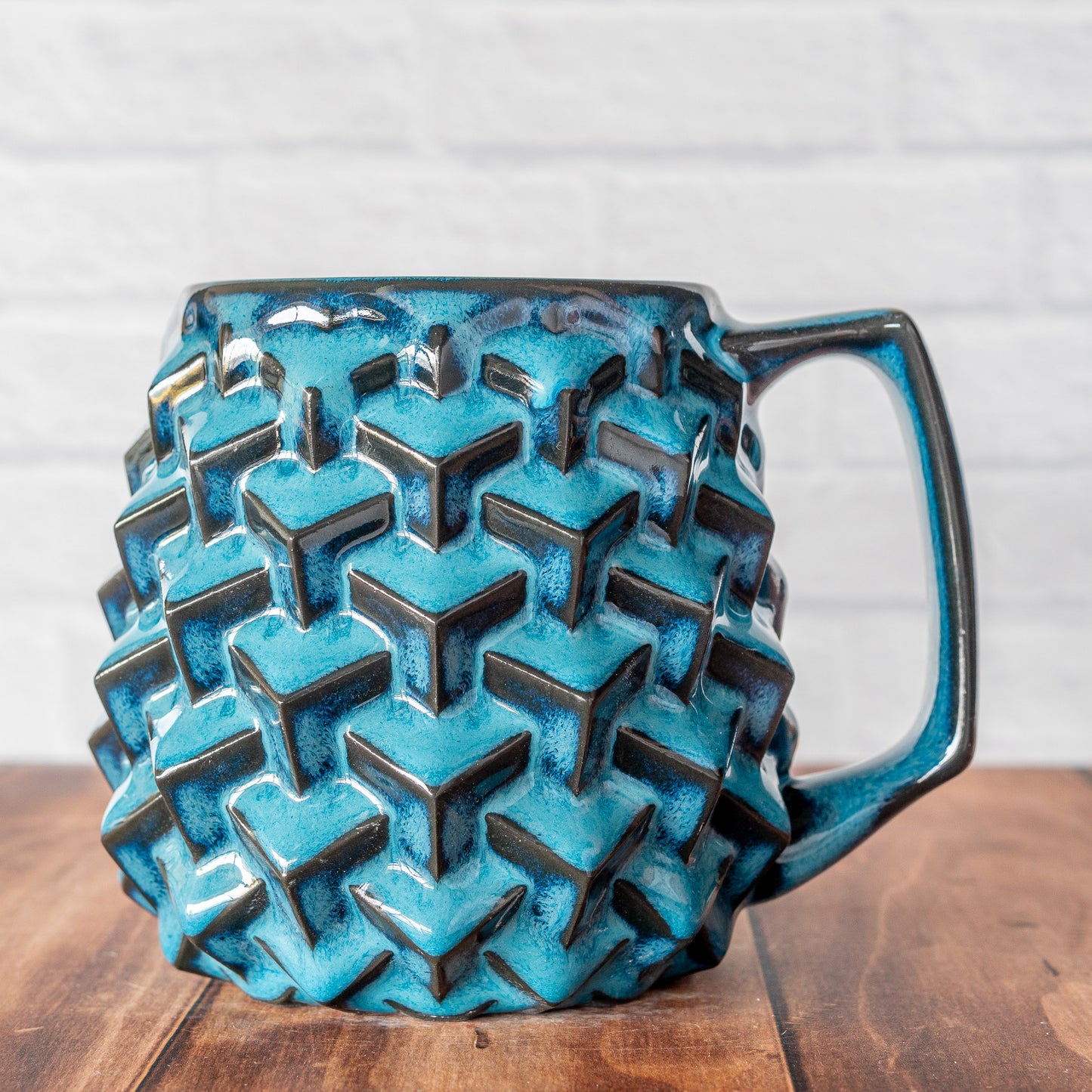 'Midnight Surf' Super Cubes 16oz Mug