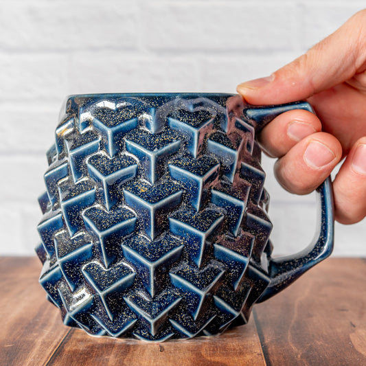 'Blue Teadust' 16oz Mug