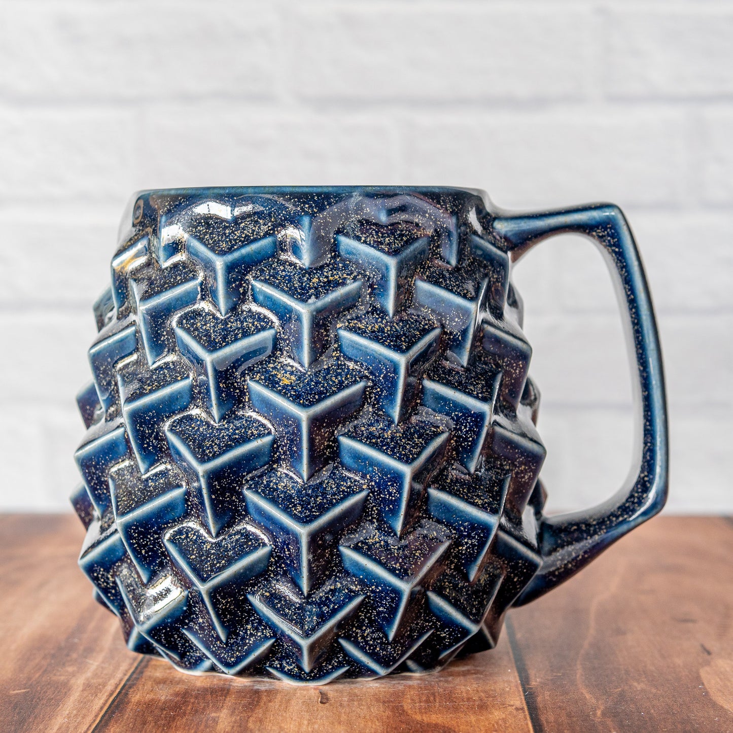 'Blue Teadust' Super Cubes 16oz Mug